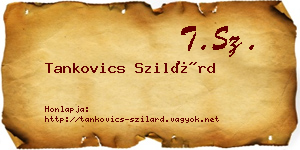 Tankovics Szilárd névjegykártya